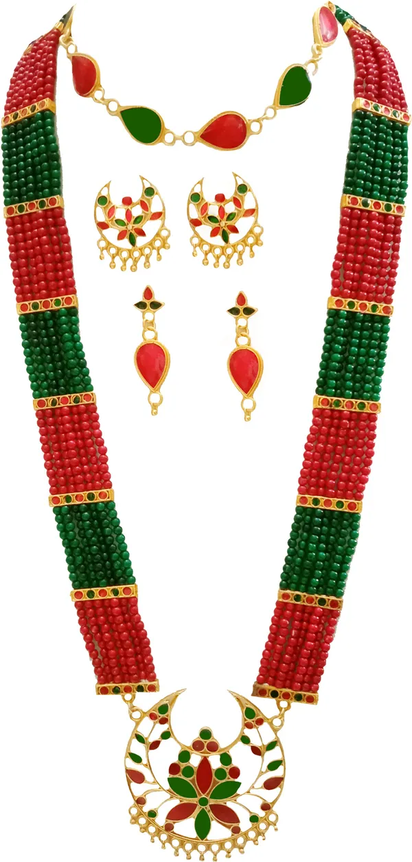 Assamese_Traditional_Multi_Colour_Junbiri_And_Golpata_Combo_Set_Jewellery_Set_For_Women_&_Girl